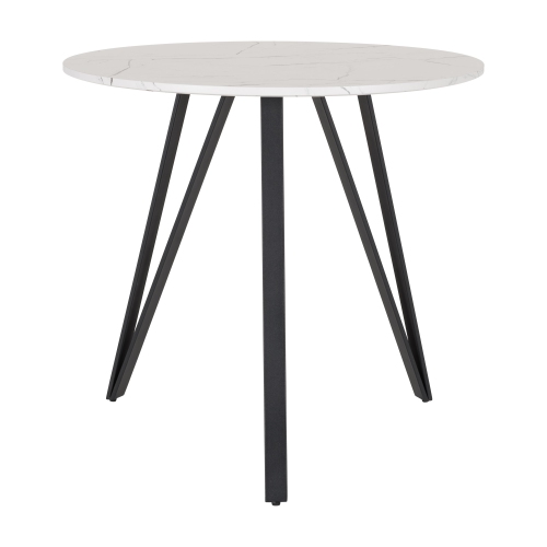 CORLIVING  Lennox Iron Leg Dining Table