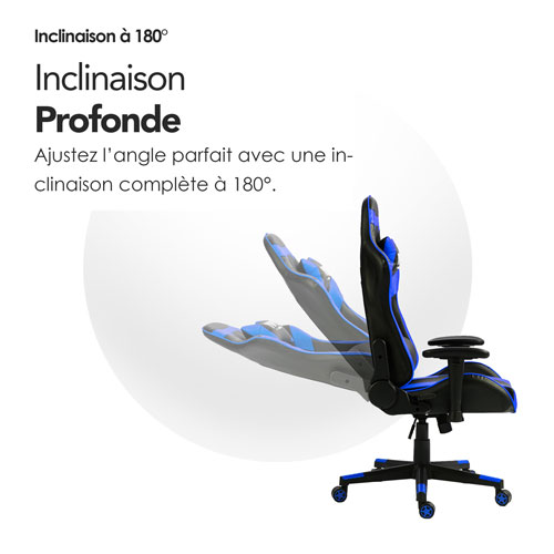 Naz Gladius Ergonomic High-Back Faux Leather Gaming Chair
