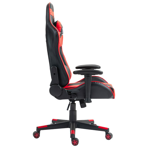 Naz Gladius Ergonomic High-Back Faux Leather Gaming Chair - Red