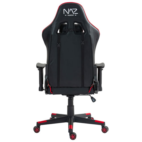 Naz Gladius Ergonomic High-Back Faux Leather Gaming Chair - Red