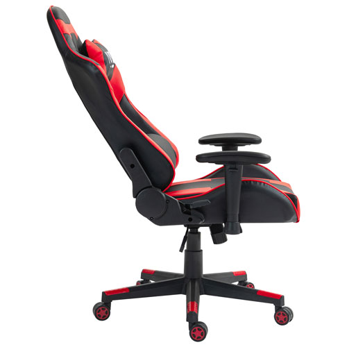 Naz Gladius Ergonomic High-Back Faux Leather Gaming Chair - Red