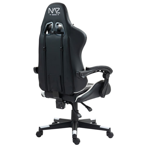 Naz Tachi Ergonomic High-Back Faux Leather Gaming Chair - White