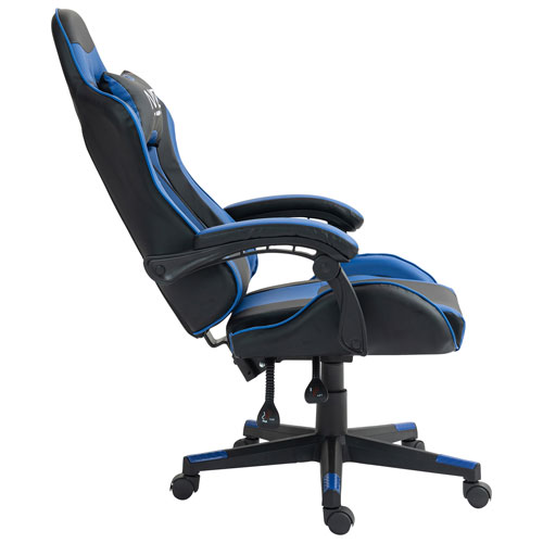Naz Tachi Ergonomic High-Back Faux Leather Gaming Chair - Blue
