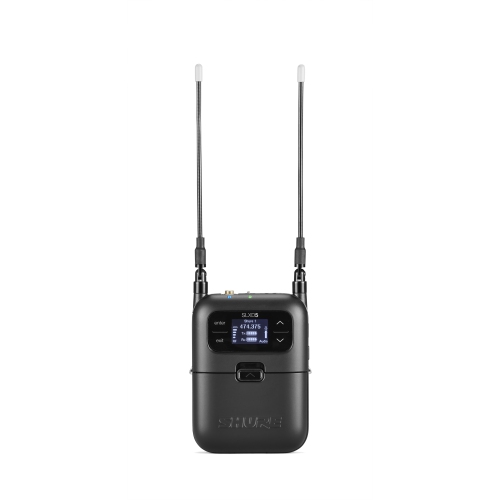 Shure SLXD35 Portable Digital Wireless Plug-On System with SLXD3 Plug-On Transmitter and SLXD5 Single-Channel Portable Receiver - G58