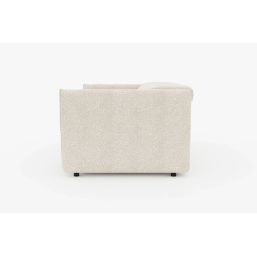 Valencia Alexandra Boucle 73" Fabric Dual-Recliner Winter White