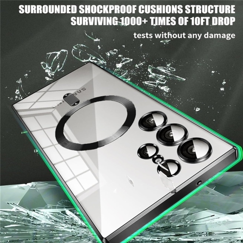 Magnetic Case Designed for Samsung Galaxy S24 Ultra 5G - Compatible with MagSafe Charging & Accessories - Silver