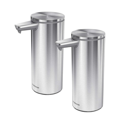 Simplehuman Rechargeable Sensor Soap Dispenser, 2-pack | Best Buy