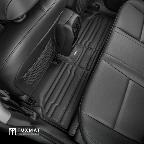 TuxMat - For Hyundai Kona Electric 2024-2026 Models - Custom Car Mats - Maximum Coverage, All Weather, Laser Measured - This Full Set Includes 1st