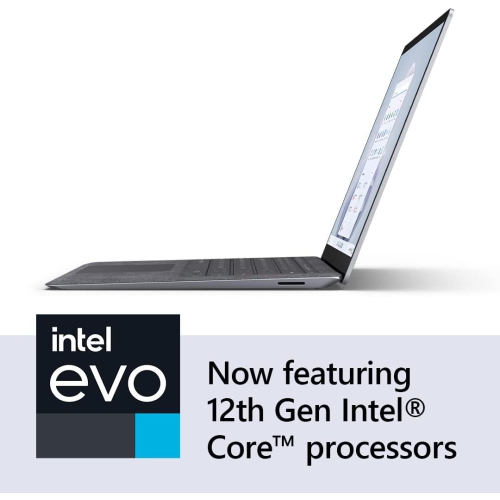 Refurbished Microsoft Surface Laptop 5 - Intel Core i5-1235U/8GB LPDDR5x/256GB SSD/Windows 11 Home/13.5" Screen - Platinum