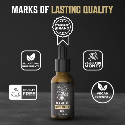 Viking Revolution Beard Oil for Men -