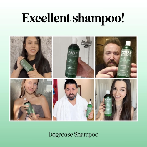 Degrease Shampoo for Oily Hair Care - Deep Cleansing Shampoo for Greasy Hair and Scalp Cleanser for Build Up