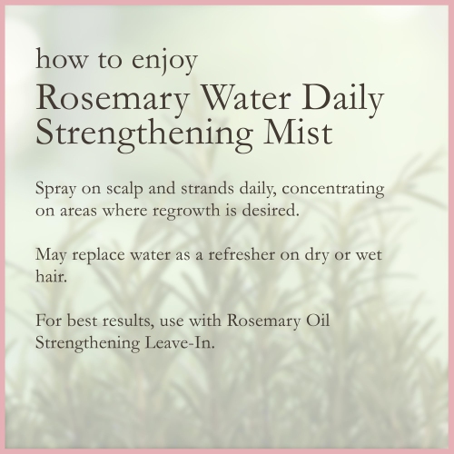 Camille Rose Rosemary Water Daily Strengthening Mist, 8 fl oz