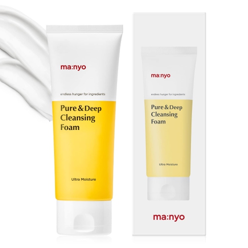 ma:nyo Pure & Deep Cleansing Foam Korean Skin care, Daily Cleanser 6.7fl oz