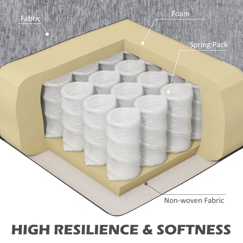 HOMCOM Sectional Sofa with Changeable Chaise Lounge, 3-Seater Chenille Upholstery Couch with Wooden Legs, Modern L Shape Corner Sofa for Living Room,