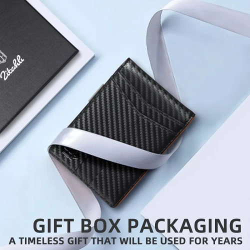 Men's RFID Blocking Bifold Wallet - Larger Capacity with 12 Slots, Minimalist Design for Front Pocket Comfort, Includes ID Window