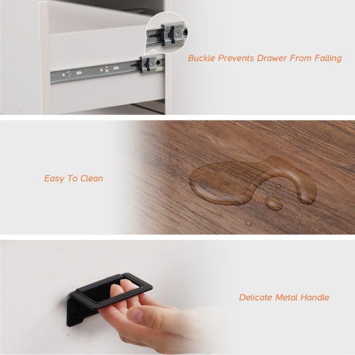 WAMPAT 12 Drawers 3 in 1Dresser for Bedroom, Drawer of Chest Clothes Organizer with Anti-tilt Device,31.9" Tall Storage Cabinet for Closet Hallway