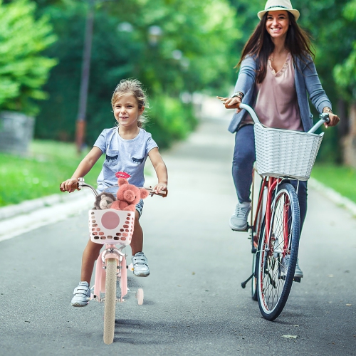 Gymax 16'' Kids Bicycle Children's Training Bicycle w/ Removable Training Wheels & Basket