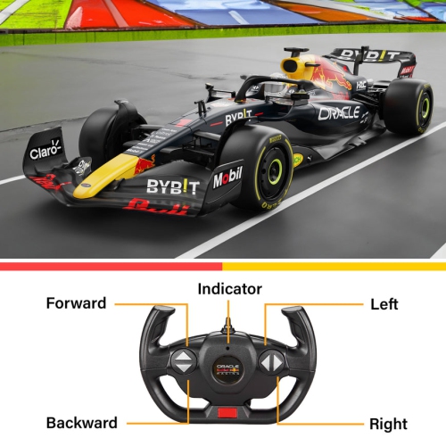 Oracle Red Bull Racing RB18 RC Car 1/12 Scale Licensed Remote Control Toy Car, Official F1 Merchandise by Rastar