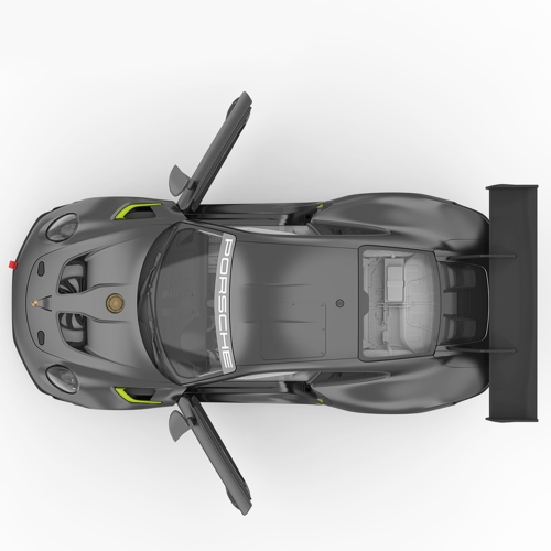 Voiture téléguidée Porsche 911 GT2 RS Clubsport 25 à échelle 1/14, télécommande sous licence, avec phares fonctionnels de Rastar