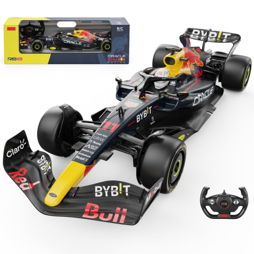 Oracle Red Bull Racing RB18 RC Car 1/12 Scale Licensed Remote Control Toy Car, Official F2 Merchandise by Rastar