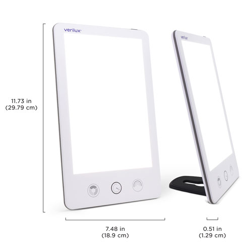 Verilux HappyLight Luxe Light Therapy Lamp - White