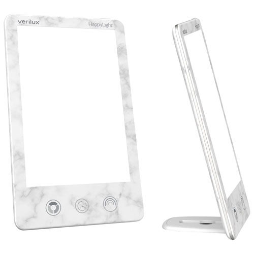 Verilux HappyLight Luxe Light Therapy Lamp - Marble