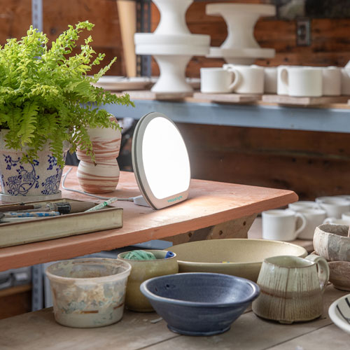 Lampe de luminothérapie HappyLight Alba de Verilux - Blanc