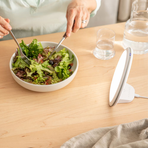 Lampe de luminothérapie HappyLight Alba de Verilux - Blanc