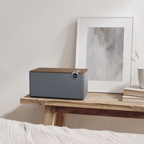 KLIPSCH HERITAGE THE THREE PLUS | SYSTÈME DE HAUT-PARLEURS BLUETOOTH HAUT DE GAMME - NOYER