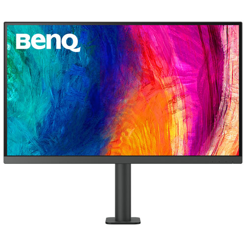 Moniteur ACL IPS QHD 60 Hz de 27 po PhotoVue de BenQ avec temps de réponse de 5 ms gris à gris - Gris métallique