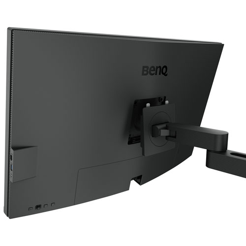 Moniteur ACL IPS Ultra HD 4K 60 Hz de 31,5 po DesignVue de BenQ avec temps de réponse de 5 ms gris à gris - Gris métallique