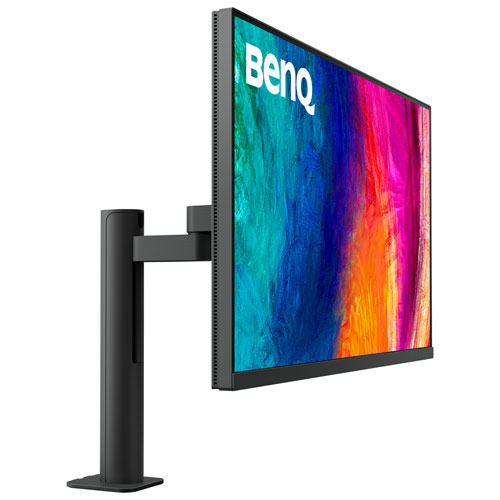 Moniteur ACL IPS Ultra HD 4K 60 Hz de 31,5 po DesignVue de BenQ avec temps de réponse de 5 ms gris à gris - Gris métallique