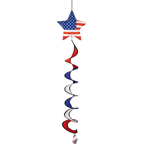 51" Americana Stars and Stripes Outdoor Wind Spinner