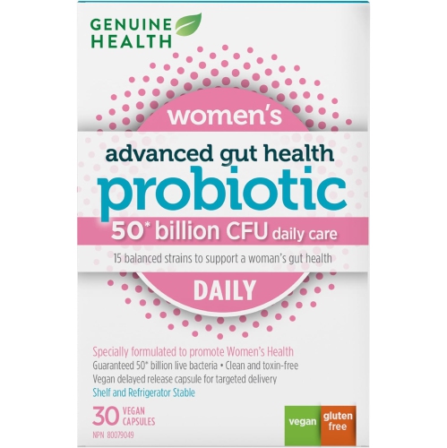 Genuine Health Probiotic for Women, 50 Billion CFU, 30 ct