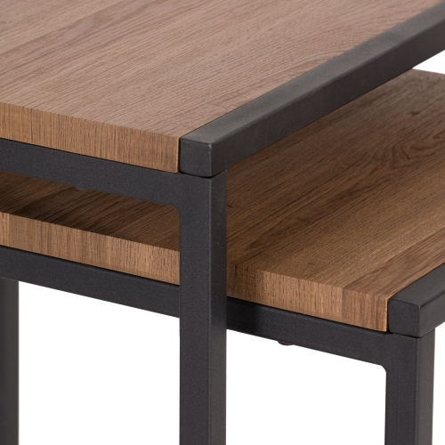 CorLiving LFF-390-C Square Nesting Side Tables