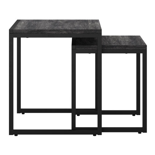 CORLIVING  Lff-393-C Square Nesting Side Tables