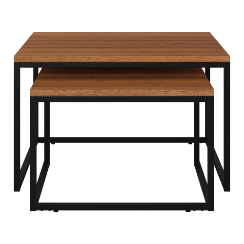 CorLiving Nesting Coffee Table--Brown Wood