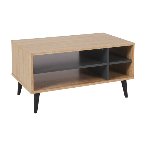 CorLiving LHW-600-C Rectangle Coffee Table with Storage