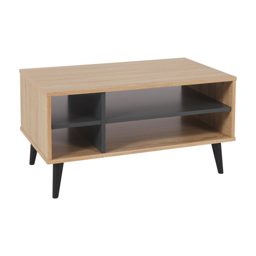 CorLiving LHW-600-C Rectangle Coffee Table with Storage