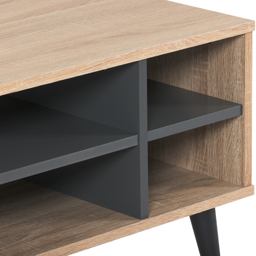 CorLiving LHW-600-C Rectangle Coffee Table with Storage