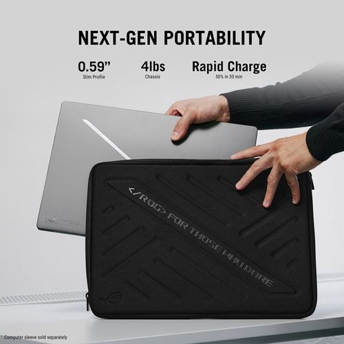 ASUS ROG Zephyrus G16 OLED Nebula16" Gaming Laptop -Eclipse Grey (Intel Core Ultra 7 155H/512GB SSD/16GB RAM/GeForce RTX 4060)