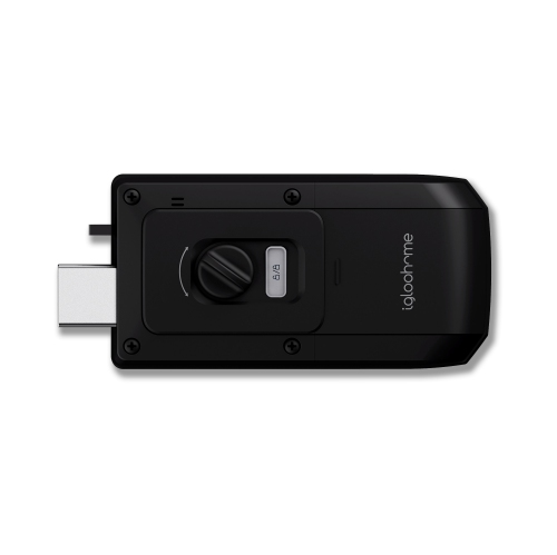 igloohome Keyless Entry Smart Rim Lock - Electronic Keypad, Instant Remote Access via Bluetooth/Code/App/Fob, No WiFi Required - Home, Office, Airbnb