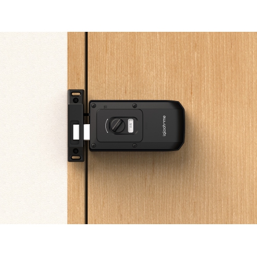 igloohome Keyless Entry Smart Rim Lock - Electronic Keypad, Instant Remote Access via Bluetooth/Code/App/Fob, No WiFi Required - Home, Office, Airbnb