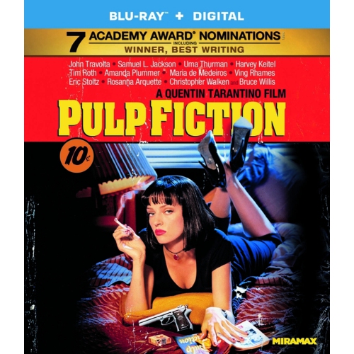 MIRAMAX  Pulp Fiction [Blu-Ray] This movie is such a classic one of the best of all times it also was such a great deal for the price