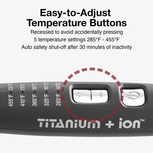 Olivia Garden - 1-1/4" Titanium Ion Curling Iron