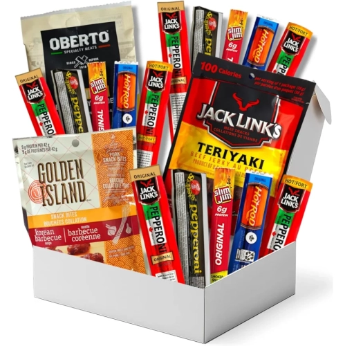 Valentine's Carnivore Snack Box: Perfect Gift for Men - Beef Jerky, Pepperoni Sticks, and More!