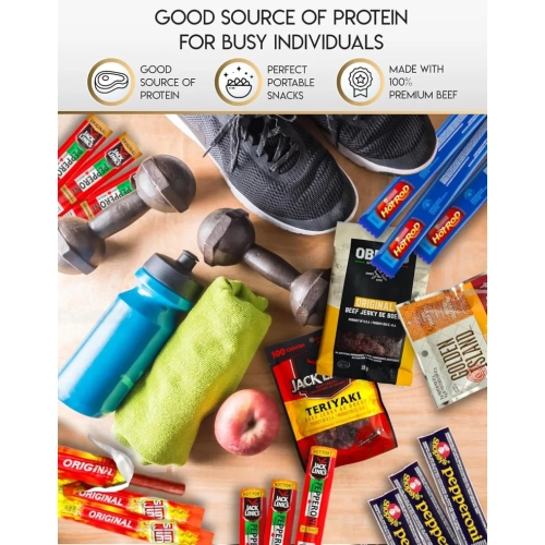 Valentine's Carnivore Snack Box: Perfect Gift for Men - Beef Jerky, Pepperoni Sticks, and More!