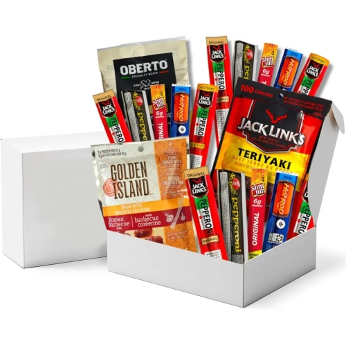 Valentine's Carnivore Snack Box: Perfect Gift for Men - Beef Jerky, Pepperoni Sticks, and More!