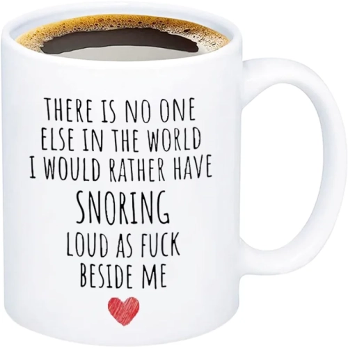 GENER  Funny Valentine's Day Gift for Him, HUSBand, Boyfriend - Unique Coffee Mug for Couples - Hilarious Valentine's Day Present - Gift for HUSBand
