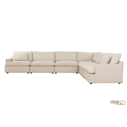 Urban Cali Long Beach Large Modular L-Shaped Sectional Sofa